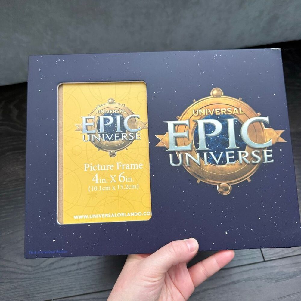 Universal Studios Epic Universe Picture Frame New
